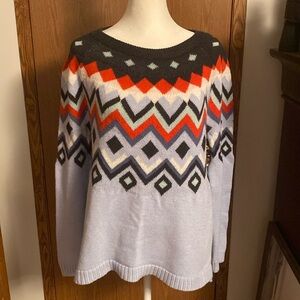 Old Navy fair isle sweater